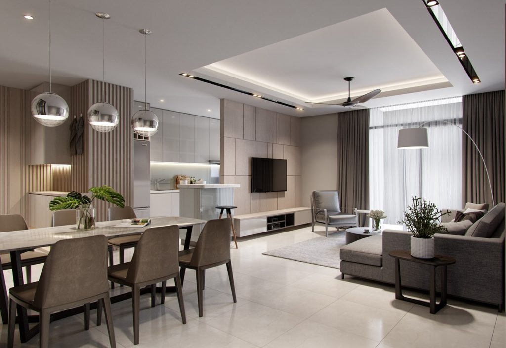 Căn hộ 3 phòng ngủ Galia Hanoi - Lựa chọn hoàn hảo cho gia đình đa thế hệ 5 Nội thất căn 3 phòng ngủ